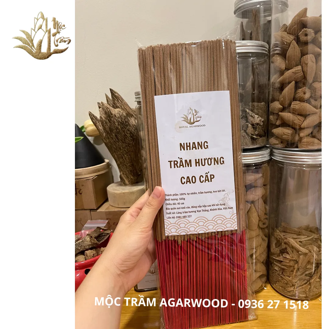 Premium Natural Agarwood Incense Sticks (30–40cm) – Vietnamese Oud | Wholesale Grade&nbsp;